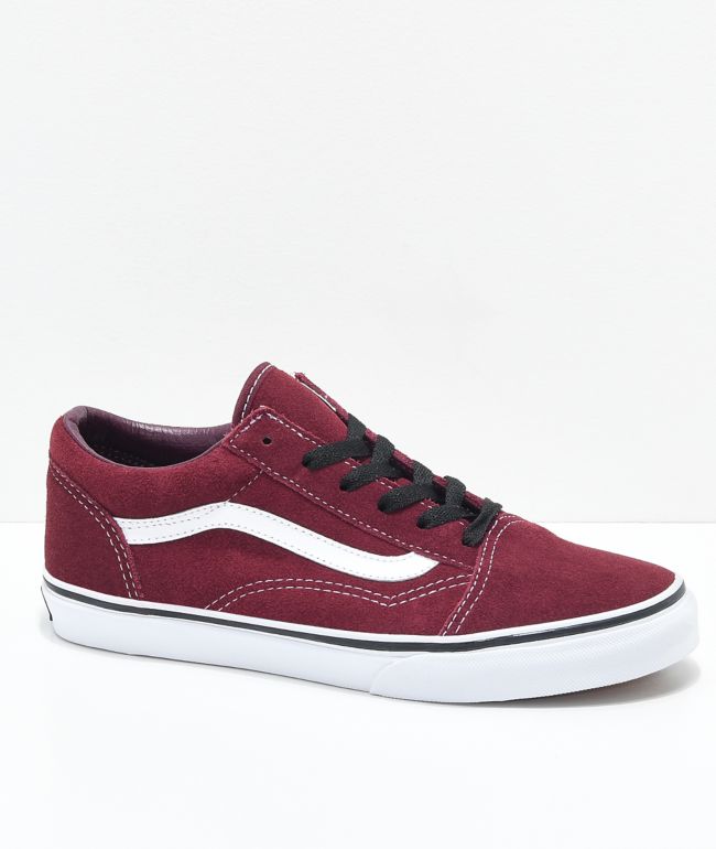 vans old skool kids red